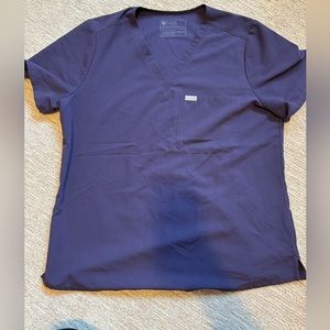 FIGS XL Deep Purple Top